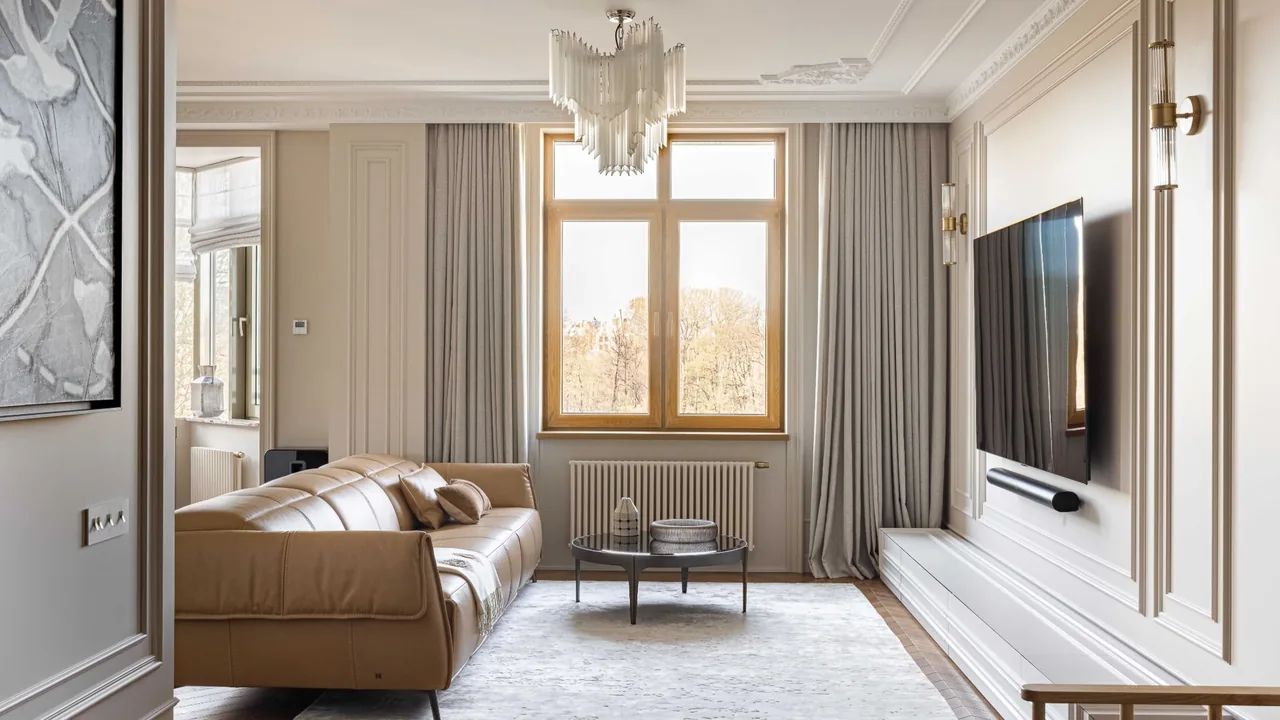 Готовый ремонт квартиры в ЖК ROYAL PARK 180 м²