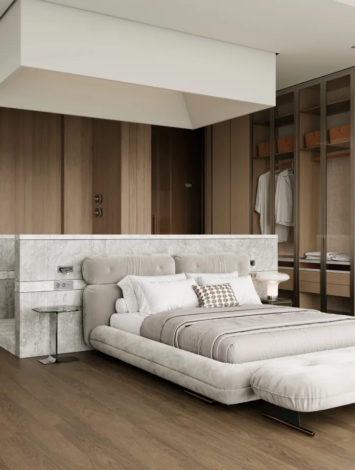 Villa Aura: интерьеры мастер-блока и SPA-зоны — фото №6, проект от компании «Капитально»