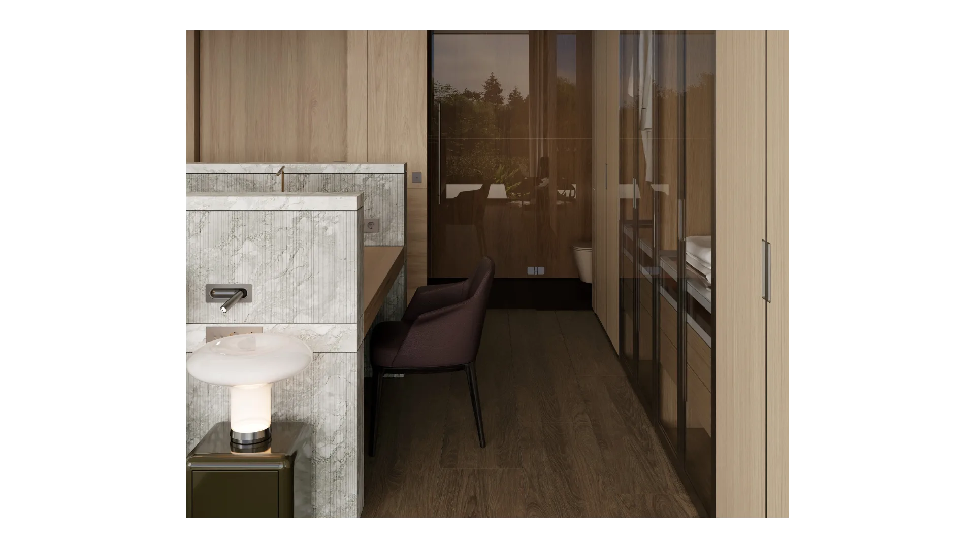 Villa Aura: интерьеры мастер-блока и SPA-зоны — фото №22, проект от компании «Капитально»
