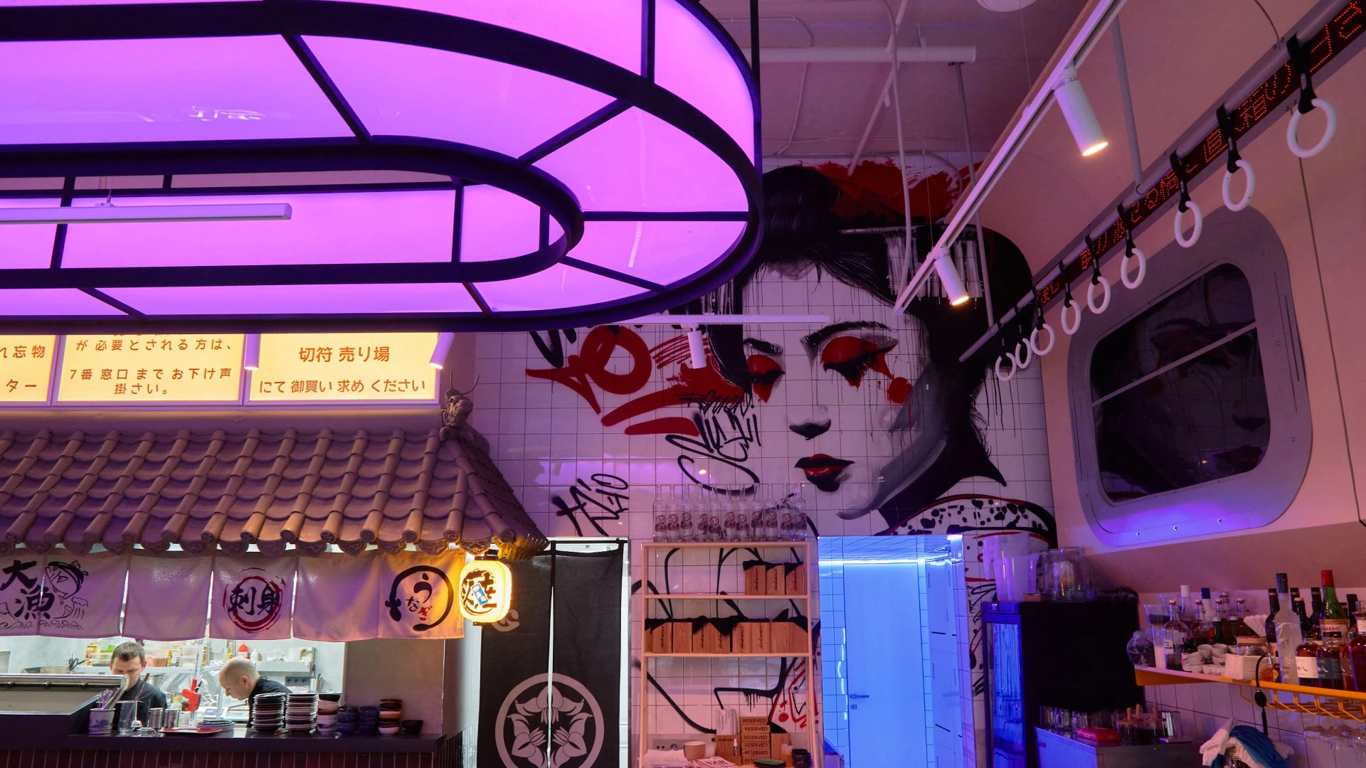 Ресторан UMAMI Shinkansen — фото №7, проект от компании «Капитально»