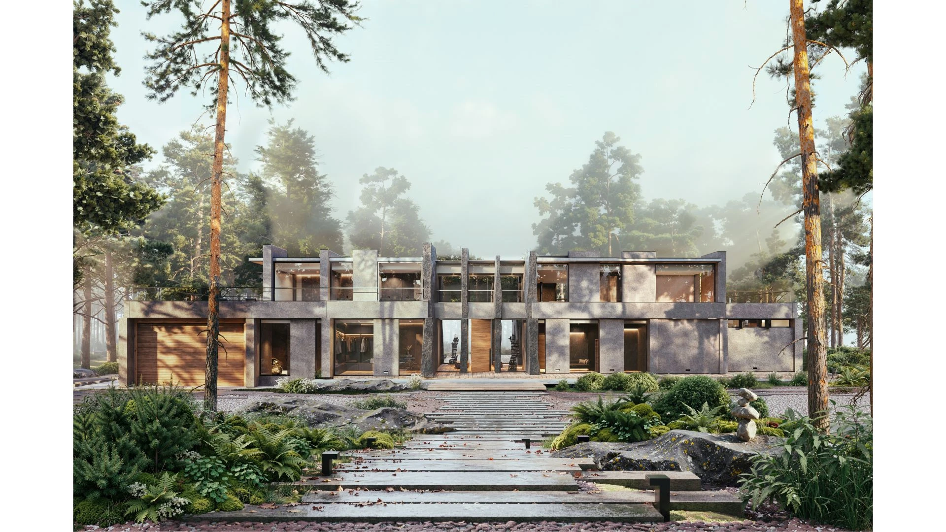 Дом-скала — фото №6, проект от компании «Капитально»