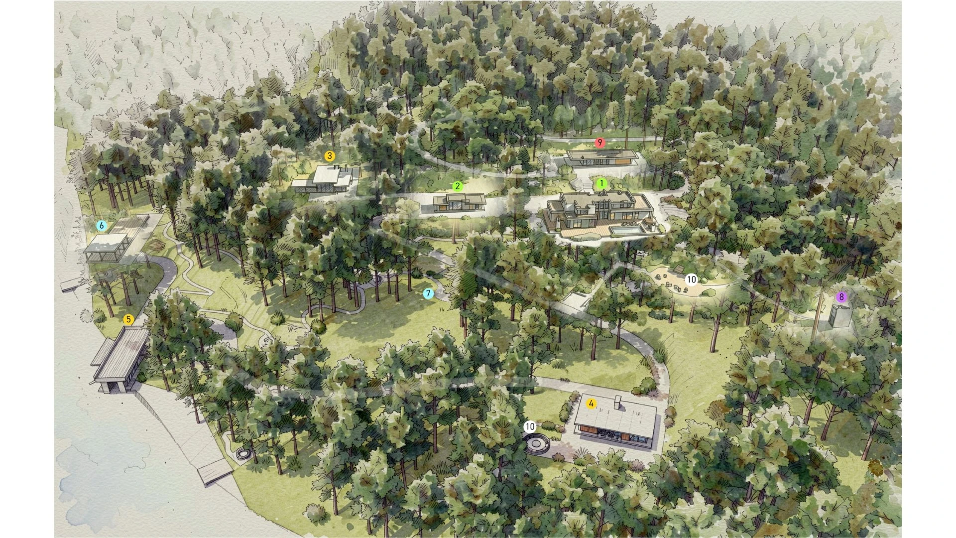 Дом-скала — фото №2, проект от компании «Капитально»