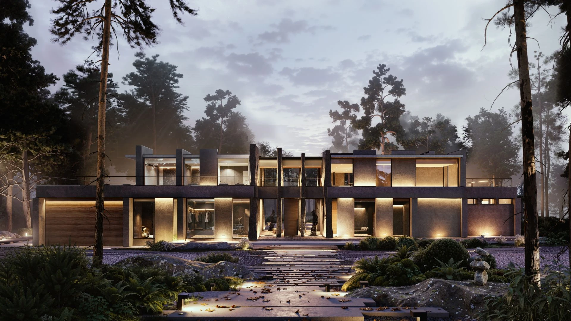 Дом-скала — фото №1, проект от компании «Капитально»